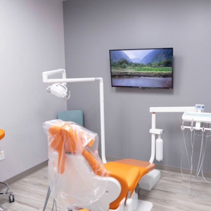 Dental exam room