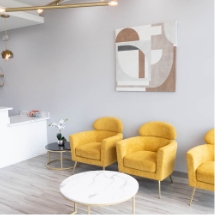 Reception desk in Arlington dental office