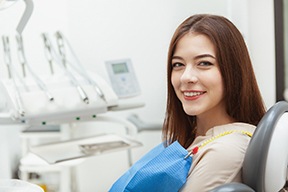 a patient during a dental appointment